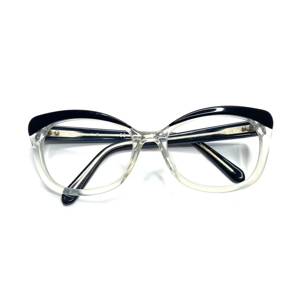 Kate Spade Black Clear Cat Eye Retro Glasses Amara/S 0KAX Y7 55 18 135
